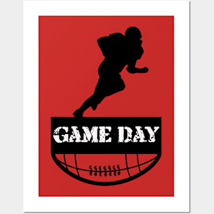 American Football Game Day Design Posters and Art